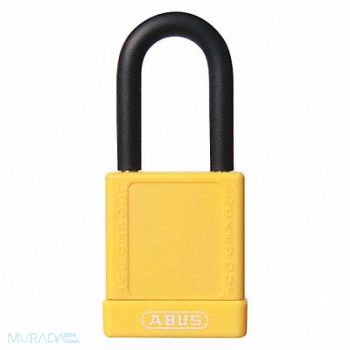 ABUS J5205 Lockout Padlock KA Yellow 1-3/4 H PK6, 45WN40