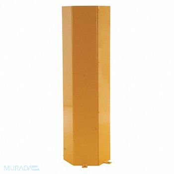 GRAINGER APPROVED Column Protector Yllw 19-5/32 inW Square, 45XD08
