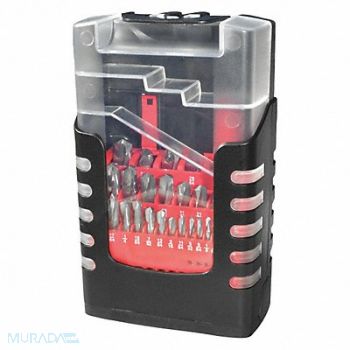 GRAINGER APPROVED Screw Machine Drill Set 29pc Carbide, 45YJ60