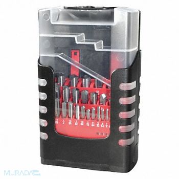 GRAINGER APPROVED Straight Flute Drill Set 29pc Carbide, 45YJ64