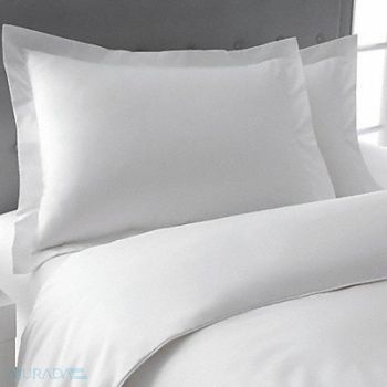 MARTEX Duvet Cover King White 108 W 94 L PK10, 52JN68