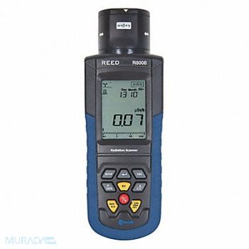 REED INSTRUMENTS Radiation Meter LCD 1 Year Warranty, 45YK06