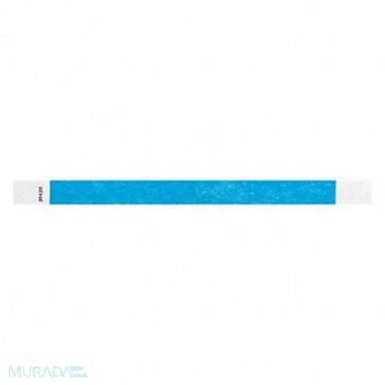 IDENTIPLUS ID Wristband Adhesive Light Blue PK500, 45YN55
