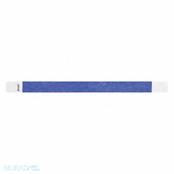 IDENTIPLUS ID Wristband Adhesive Blue PK500, 45YN69