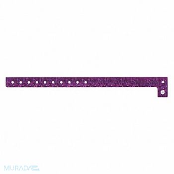 IDENTIPLUS ID Wristband Holographic Purple PK500, 45YN84