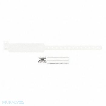 IDENTIPLUS ID Wristband Pocket 11-7/8 in L PK250, 45YP36