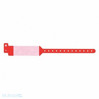 IDENTIPLUS ID Wristband Cover Seal Red PK500, 45YP38