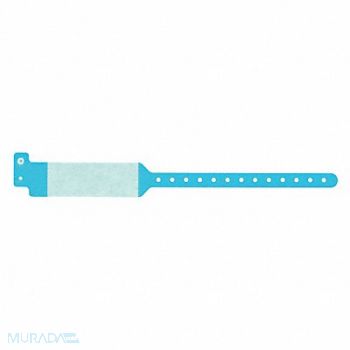 IDENTIPLUS ID Wristband Cover Seal Blue PK500, 45YP39