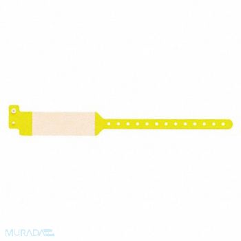 IDENTIPLUS ID Wristband Cover Seal Yellow PK500, 45YP41