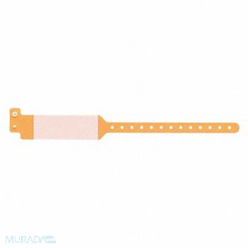 IDENTIPLUS ID Wristband Cover Seal Orange PK500, 45YP44