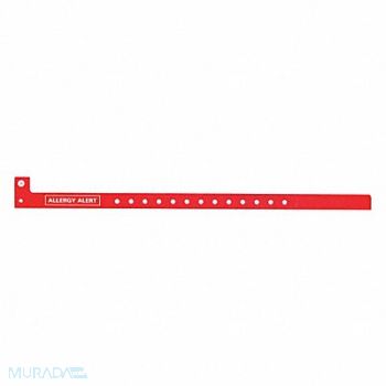 IDENTIPLUS ID Wristband Plastic Allergy Alert PK500, 45YP45