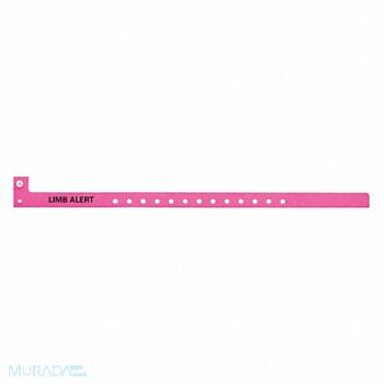 IDENTIPLUS ID Wristband 12-7/8in L Limb Alert PK500, 45YP49