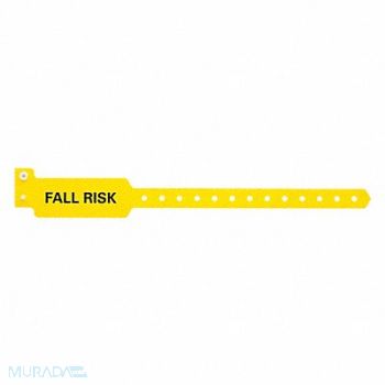 IDENTIPLUS ID Wristband 10-1/4 in L Fall Risk PK500, 45YP52