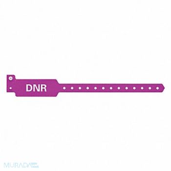 IDENTIPLUS ID Wristband 10-1/4 in L DNR PK500, 45YP53