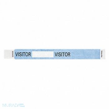 IDENTIPLUS ID Wristband Sky Blue Visitor PK500, 45YP65