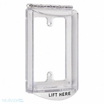 SAFETY TECHNOLOGY INTERNATIONAL Protective Cover 4-15/32 in H Clear, 45YP74