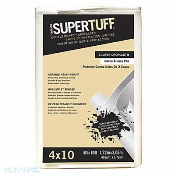 TRIMACO Drop Cloth 10 ft L x 4 ft W, 45YX46