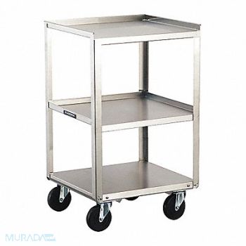 LAKESIDE Mobil Equipment Stand Silver Cabinet, 460K30
