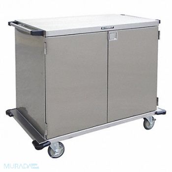LAKESIDE Case Cart Silver Cabinet Overall 39 H, 460K44