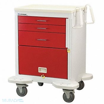 LAKESIDE Medical Cart Gray Cabinet, 460K52
