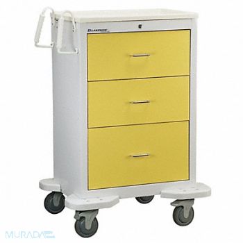 LAKESIDE Medical Cart Gray Cabinet, 460K54