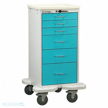 LAKESIDE Medical Cart Light Green, 460K87