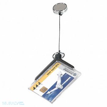 DURABLE Card Holder 5 L Badge Reel PK10, 461N94