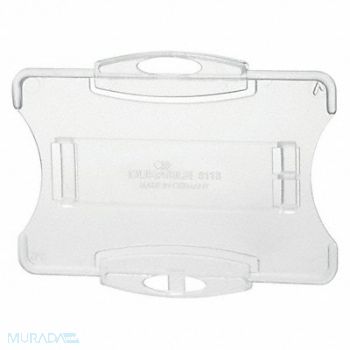 DURABLE ID Badge Holder 2-3/4 L Open Style PK10, 461P08