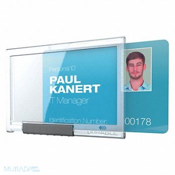 DURABLE ID Card Holder 2-1/2 L Mono PK10, 461P12