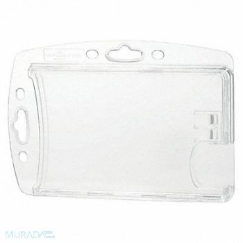 DURABLE ID Badge Holder Dual Shell Style PK10, 461P13