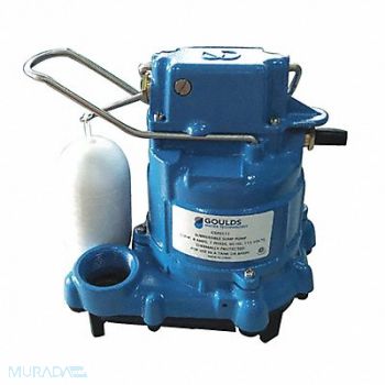 GOULDS WATER TECHNOLOGY HP 1/3 Sump Pump Vertical Float, 462D16