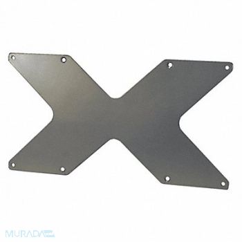 VIDEO MOUNT PRODUCTS Adaptor Plate Silver 0.1 Dx8.4 Hx16.3 W, 462P56