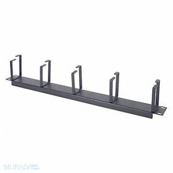 VIDEO MOUNT PRODUCTS Cable Manager For Racks Steel Black, 462P74