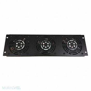 VIDEO MOUNT PRODUCTS Fan Kit For Rack Enclosures Black, 462P76