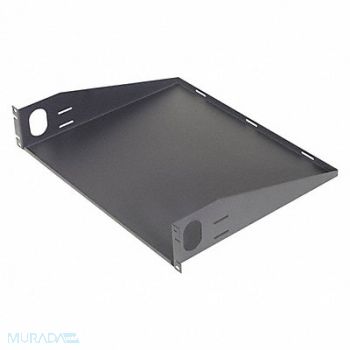 VIDEO MOUNT PRODUCTS Rack Shelf For Racks Steel Black, 462P95