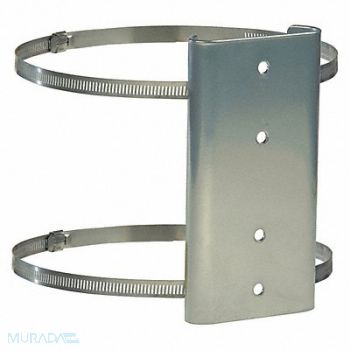 VIDEO MOUNT PRODUCTS Adaptor Silver 1.15 Dx8 Hx4.1 W, 462R43