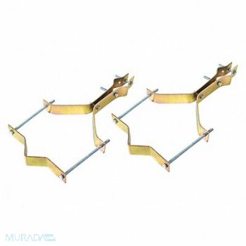 VIDEO MOUNT PRODUCTS Pipe Mounts Gold 1.5 Dx1.5 Hx4 W, 462R46