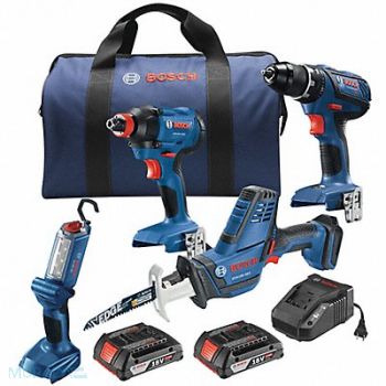 BOSCH Cordless Combination Kit 4 Tools 18V DC, 462T06