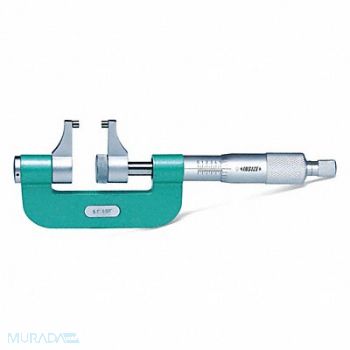 INSIZE Caliper Micrometer Flat Anvil Mechanical, 462W78