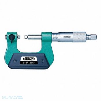 INSIZE Screw Thread Micrometer Flat Anvil, 462V47
