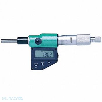 INSIZE Electronic Micrometer Head Flat Spindle, 462V87
