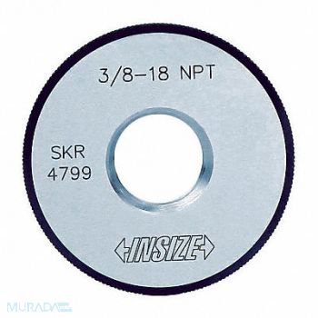 INSIZE Pipe Thread Ring Gauge Dim Type Inch, 463N47