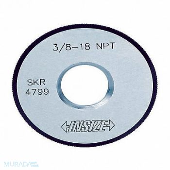 INSIZE Pipe Thread Ring Gauge Dim Type Inch, 463N36