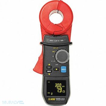 AEMC INSTRUMENTS Clamp On Earth Resistance Tester OLED, 463T92