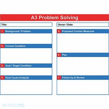 VISUAL WORKPLACE INC. Dry Erase Board Magnetic Steel, 463V68