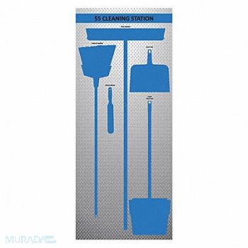 VISUAL WORKPLACE INC. Dry Shadow Board 72 Hx30 W, 463V86