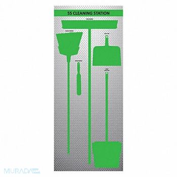 VISUAL WORKPLACE INC. Dry Shadow Board 72 Hx30 W, 463V87