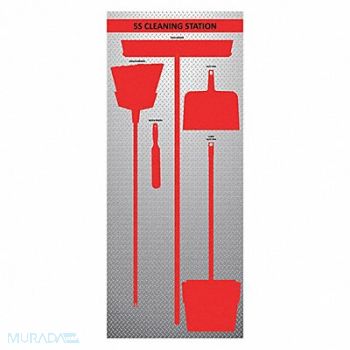 VISUAL WORKPLACE INC. Dry Shadow Board 72 Hx30 W, 463V88