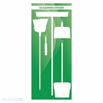 VISUAL WORKPLACE INC. Dry Shadow Board 72 Hx30 W, 463V95