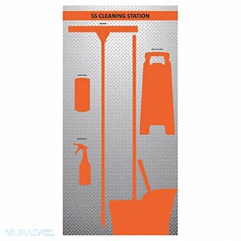 VISUAL WORKPLACE INC. Wet Shadow Board 72 Hx36 W, 463W02